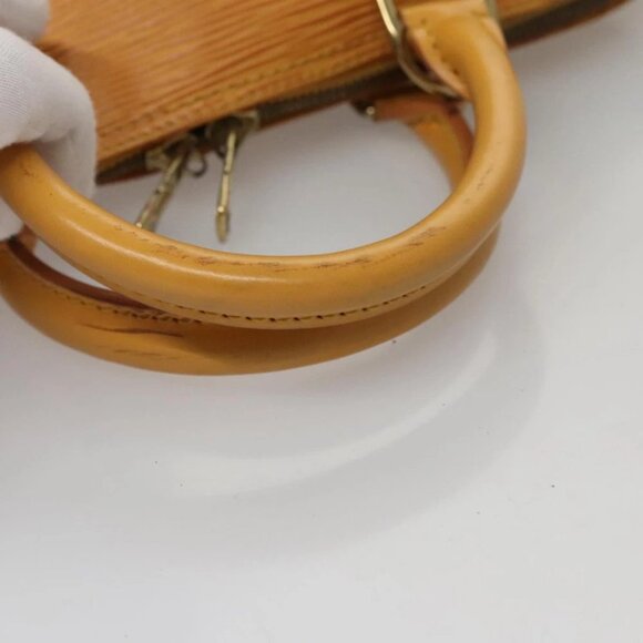 LOUIS VUITTON Epi Alma Hand Bag Yellow LV - Picture 9 of 15